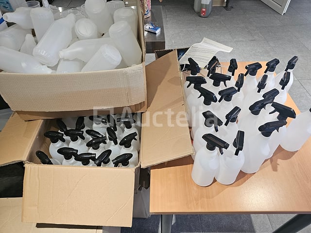 500 plastic flessen (1 liter) – foto 4 – kavel bij Auctelia, Soignies