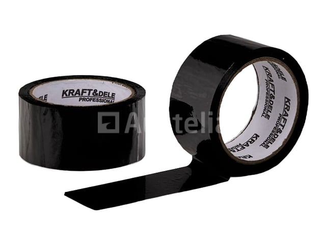 55 zwarte verpakkingstapes 48mm x 45m KRAFT&DELE – foto 2 – kavel bij Auctelia, Aye