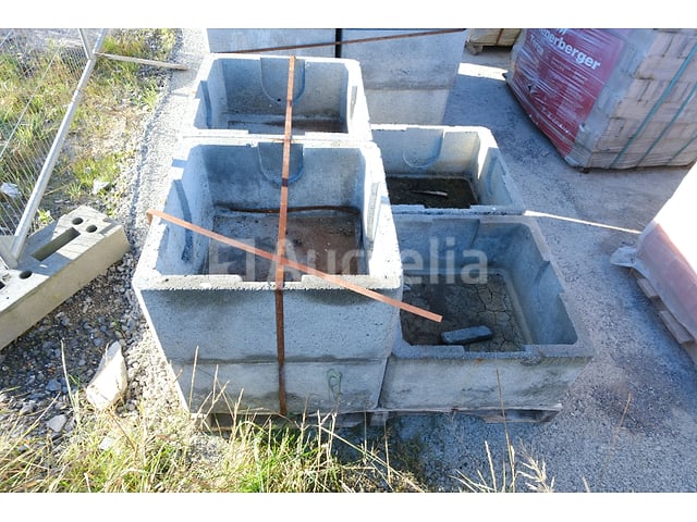 6 Betoninspectiekamers 60X60X30 – kavel bij Auctelia, Paliseul