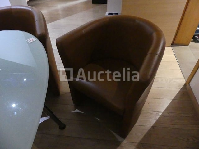 6 imitatiefauteuils – foto 5 – kavel bij Auctelia, Anderlecht
