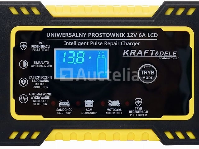6A 12V KRAFT&DELE acculader – foto 2 – kavel bij Auctelia, Aye