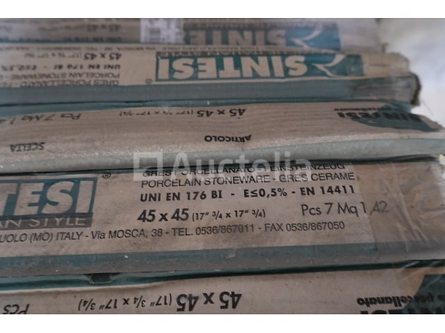 70 tegels 45x45 sintesi – foto 5 – kavel bij Auctelia, Paliseul