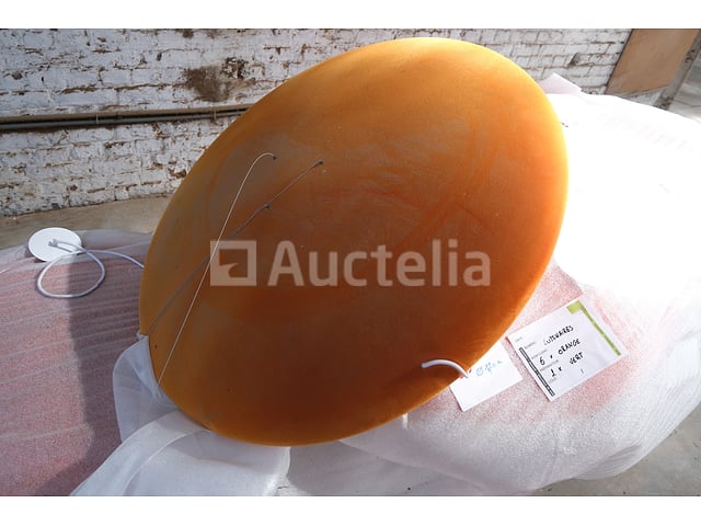 8 ronde pendellampen – foto 4 – kavel bij Auctelia, Liège