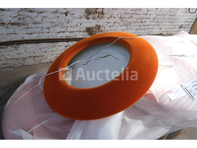 8 ronde pendellampen – foto 2 – kavel bij Auctelia, Liège