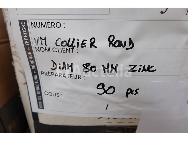 90 zink regenpijpen – foto 3 – kavel bij Auctelia, Liège