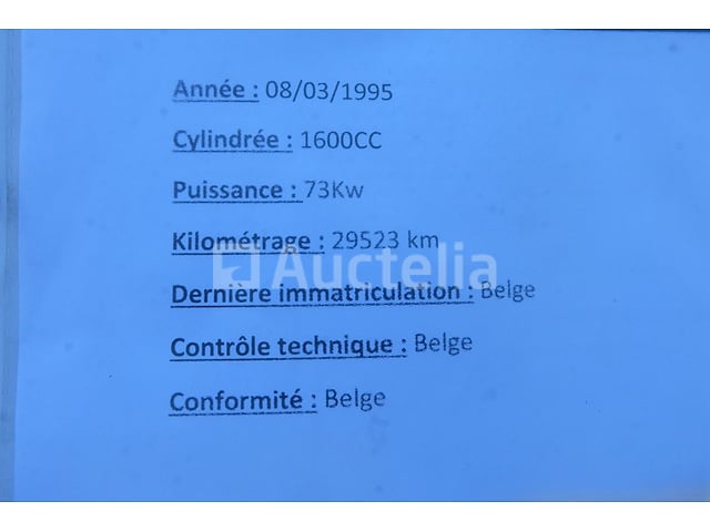 Auto (voor onderdelen) Bertone Free Climber 2 (1995-29,523 km)(VIN:ZBB18600007702940) – foto 3 – kavel bij Auctelia, Fauvillers