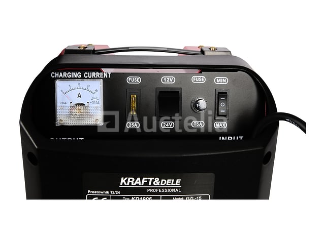 Autolader 12/24V 10A 180Ah KRAFT&DELE – foto 4 – kavel bij Auctelia, Aye