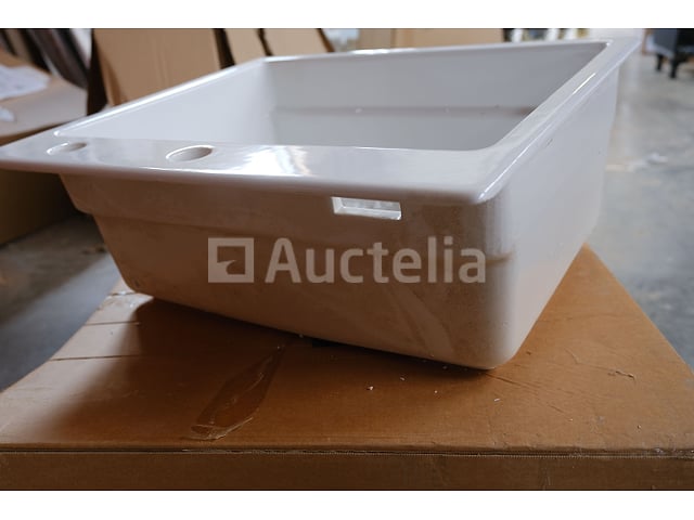 Blanco porseleinen wastafel – foto 5 – kavel bij Auctelia, Havelange