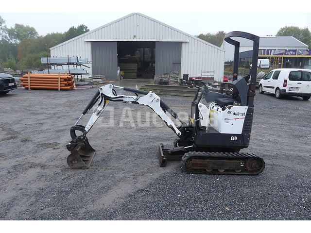 Bobcat E10 Mini Crawler Graafmachine (2017-1.400-serie:A33P16185) – foto 2 – kavel bij Auctelia, Tintigny
