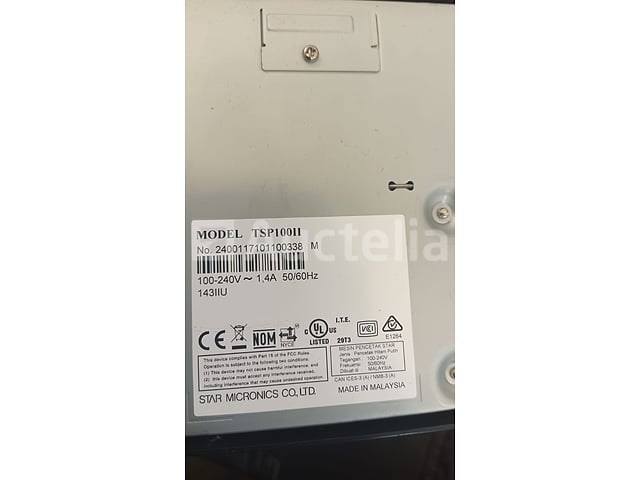 Bon-printer - Star - TSP100 eco – foto 3 – kavel bij Auctelia, Lasne