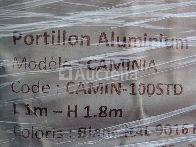 Caminia 180 x 100 wit aluminium hek (Winkelwaarde: €999) – foto 7 – kavel bij Auctelia, Aye