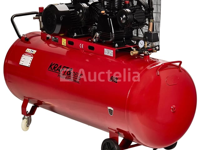 Compressor 500 L / 3 zuigers / 400 V – kavel bij Auctelia, Aye
