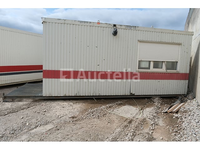 Containerkantoor – kavel bij Auctelia, Harelbeke