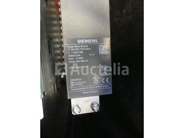 Controllers Sinamics - Siemens – foto 5 – kavel bij Auctelia, Drogenbos