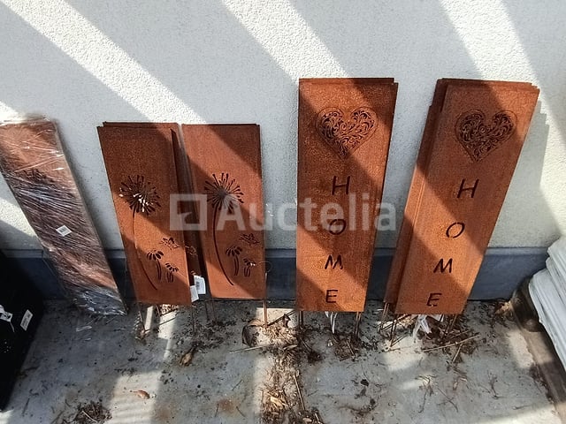 Corten Staal Decoratieset – foto 5 – kavel bij Auctelia, Lasne