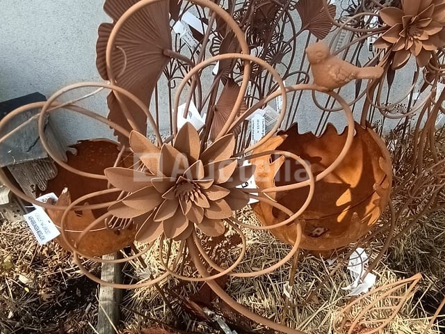 Corten Staal Decoratieset – foto 4 – kavel bij Auctelia, Lasne