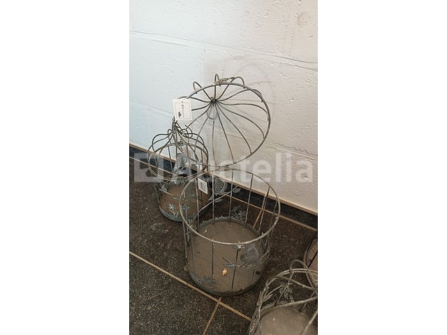 Deco metalen kooien (9) – foto 4 – kavel bij Auctelia, Lasne