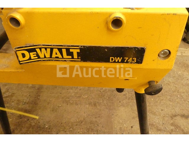 DeWalt DW 743 tafel-mitrezaag – foto 6 – kavel bij Auctelia, Chastre