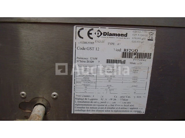DIAMOND gasfornuis – foto 2 – kavel bij Auctelia, Soignies
