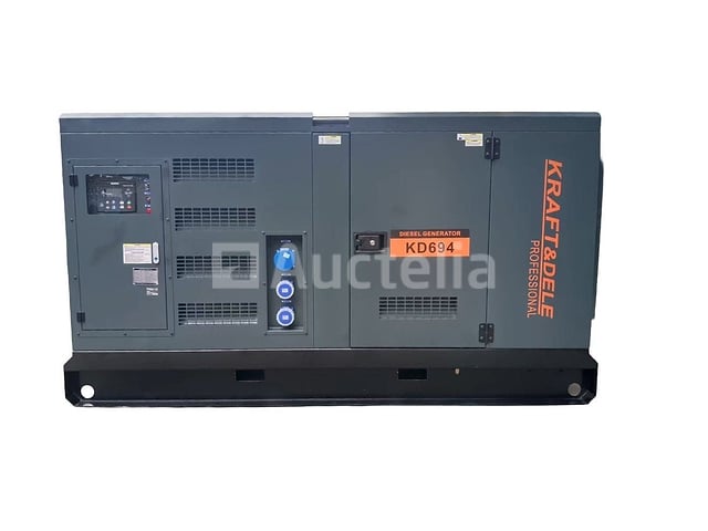 DIESELGENERATOR 87/95kW 220V KRAFT&DELE – kavel bij Auctelia, Aye