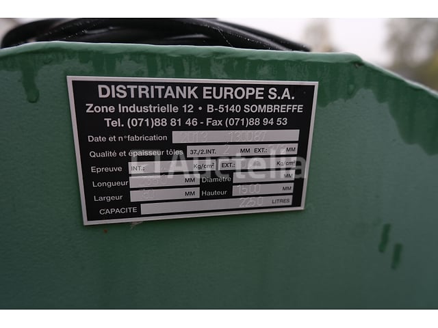 Dieseltank 2250 liter Distritank Europe Dubbelwandige – foto 7 – kavel bij Auctelia, Tintigny