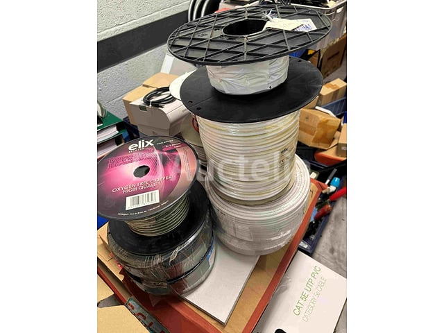 Diverse elektrische kabelpakken - HP, coax, satelliet, LiYcY, VVT, SVV, alarmdraden – foto 3 – kavel bij Auctelia, Uccle