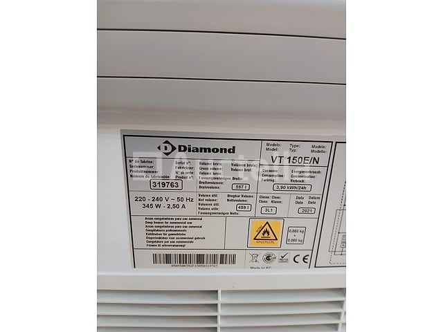 Dressoir/vriezer - Diamond - VT 150 I/N – foto 3 – kavel bij Auctelia, Gedinne
