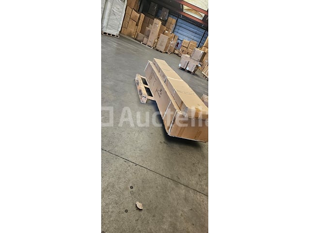 Dubbele hangende parasol Oranje (2 * 300x300cm) – foto 3 – kavel bij Auctelia, Tholen