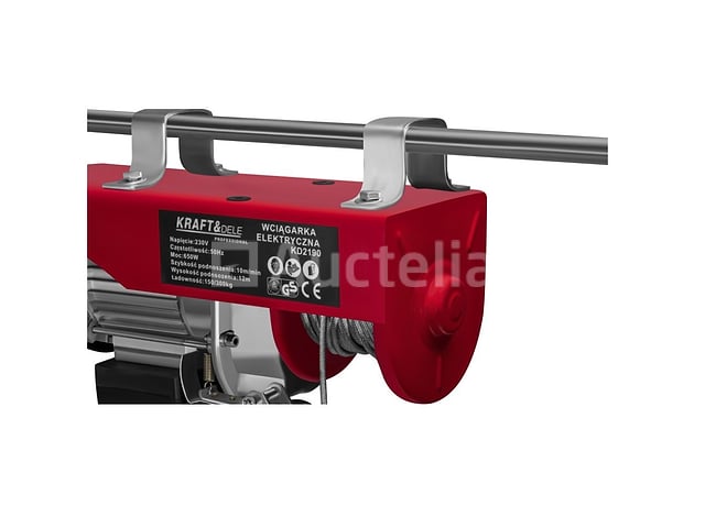 Elektrische lier 230V 650W 150/300 kg KRAFT&DELE – foto 3 – kavel bij Auctelia, Aye