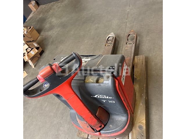 elektrische pallettruck Linde T18 – foto 9 – kavel bij Auctelia, Thimister-Clermont