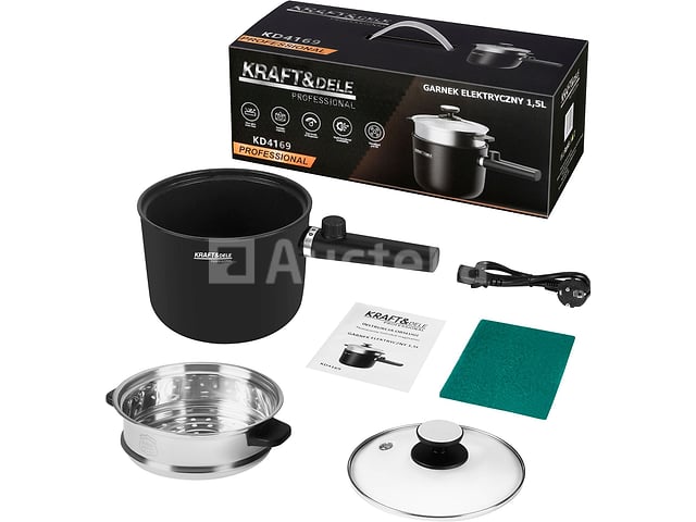 Elektrische steelpan 1,5 L – foto 3 – kavel bij Auctelia, Aye