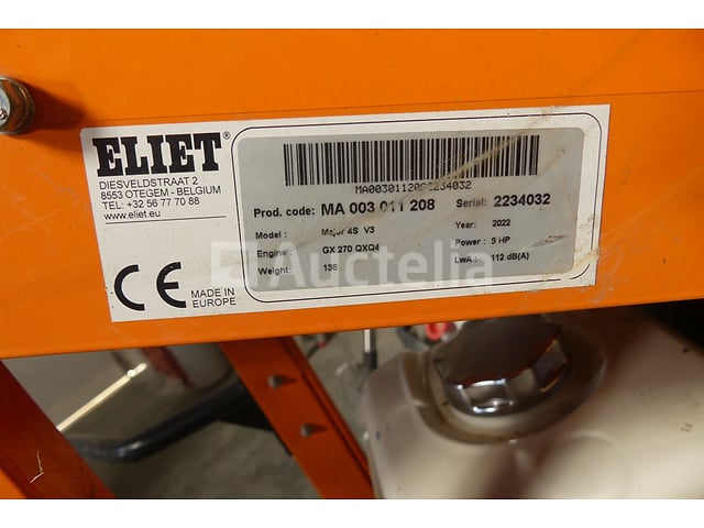 Eliet Major 4S benzinetuinversnipperaar – foto 5 – kavel bij Auctelia, Tintigny