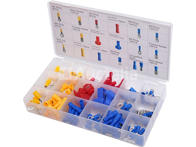 Geïsoleerde connectorset (160 stuks) KRAFT&DELE – foto 4 – kavel bij Auctelia, Aye