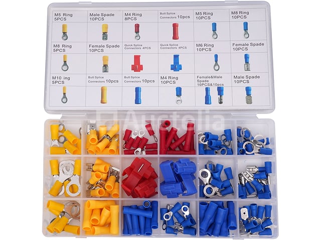 Geïsoleerde connectorset (160 stuks) KRAFT&DELE – foto 2 – kavel bij Auctelia, Aye