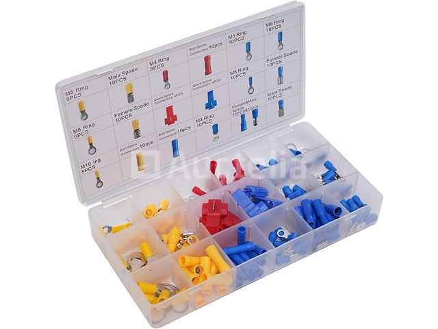 Geïsoleerde connectorset (160 stuks) KRAFT&DELE – foto 3 – kavel bij Auctelia, Aye