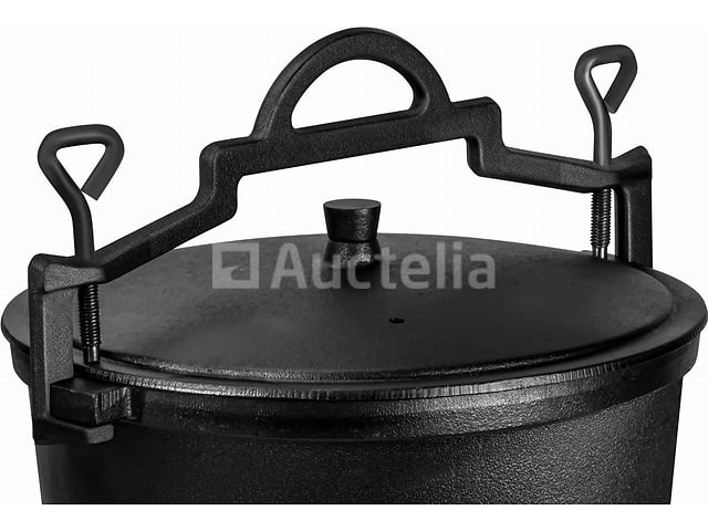Gietijzeren Zoekketel / Kookpot 10L – foto 3 – kavel bij Auctelia, Aye
