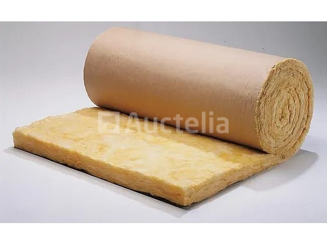 Glaswol 100mm Zolder 40 R:2,5 - 8m x 1,2m - Kraftrol: 50 m² – foto 2 – kavel bij Auctelia, Bastogne