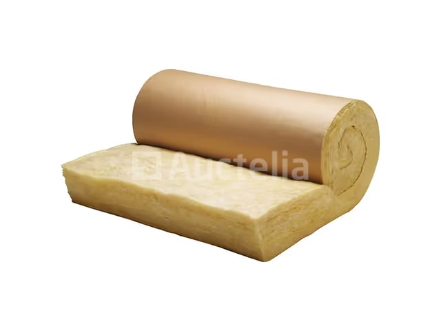 Glaswol 200mm zolder 40 R:5 - 5,4m x 1,2m - Kraftrol: nieuw: +-100 m²: 15 rollen – foto 3 – kavel bij Auctelia, Bastogne