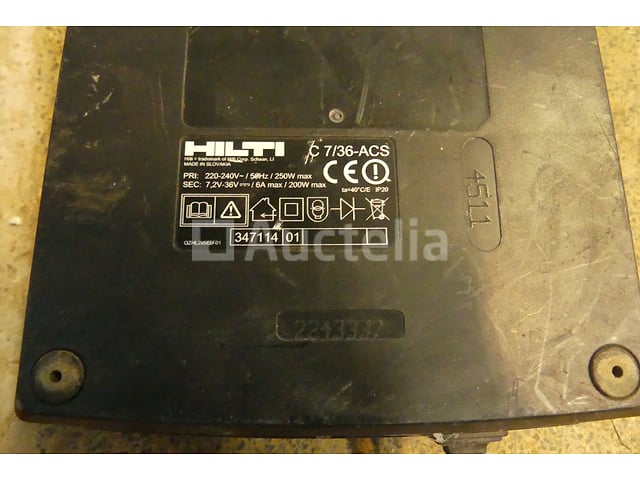 Hilti SF 4000-A gipsplaatschroevendraaier – foto 8 – kavel bij Auctelia, Rhode-Saint-Genèse