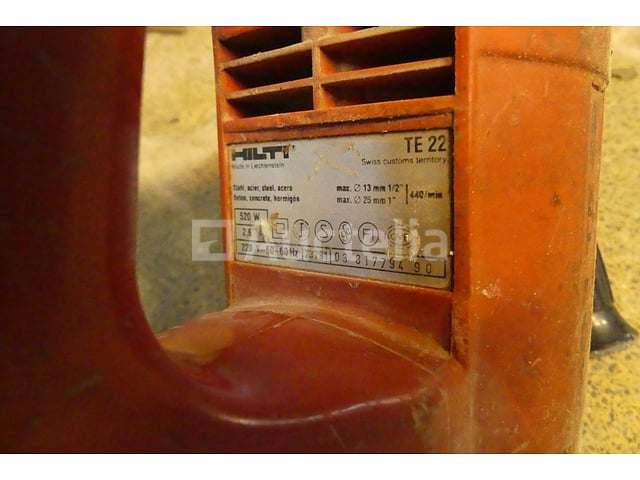Hilti TE22 boorinstallatie – foto 6 – kavel bij Auctelia, Rhode-Saint-Genèse