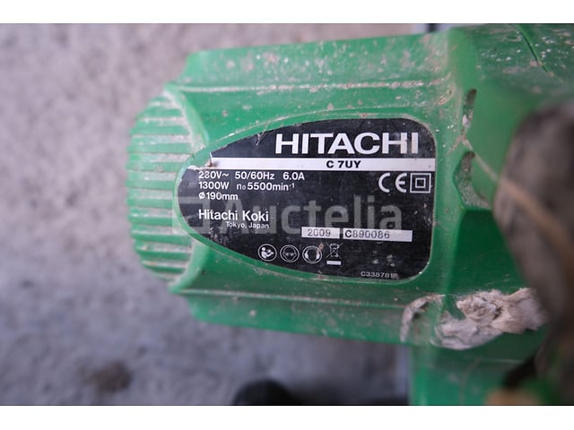 Hitachi C7UY cirkelzaag – foto 5 – kavel bij Auctelia, La Louvière