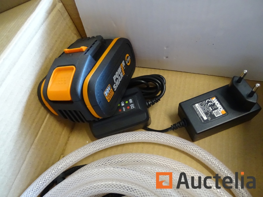 Hogedrukreiniger Worx WG629E MAX Li Ion 20V met 2Ah accu en lader