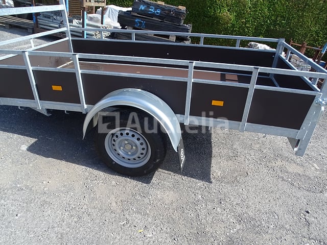 Houten aanhanger 2m57x1m31 750kg – foto 3 – kavel bij Auctelia, Aye
