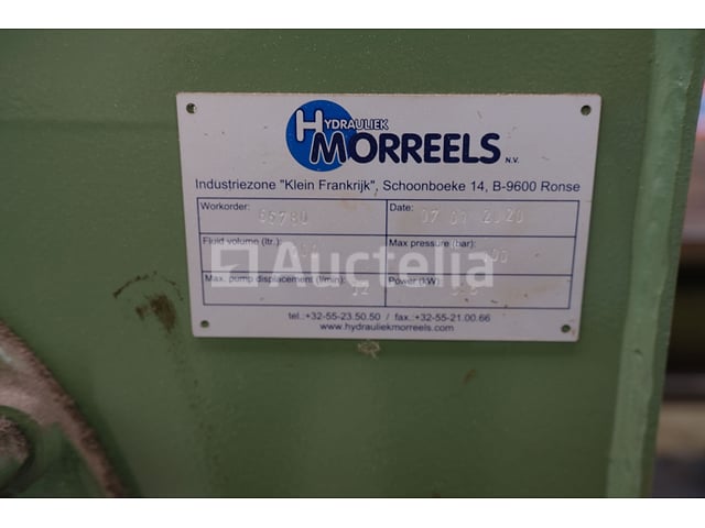 Hydraulische pers 50 T Hydrauliek Morreels FUG 50 – foto 4 – kavel bij Auctelia, Antwerpen