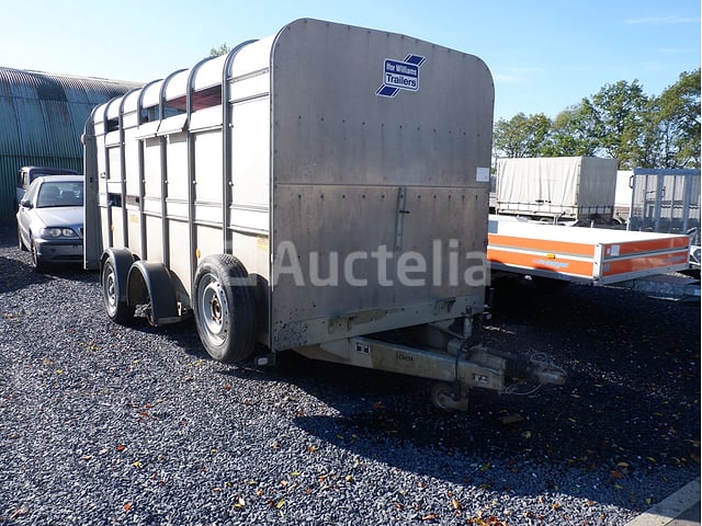 Ifor Williams DB dubbelassige veetrailer (VIN:SCKD00000L3015040) – foto 2 – kavel bij Auctelia, Fauvillers