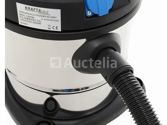 Industriële stofzuiger 20L 1200W KRAFT&DELE – foto 6 – kavel bij Auctelia, Aye