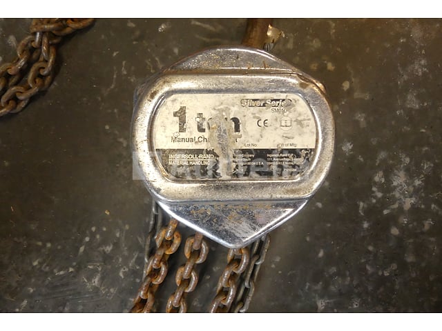 Ingersoll-Rand SM010 1T Handmatige Kettingtakel – foto 2 – kavel bij Auctelia, Tintigny