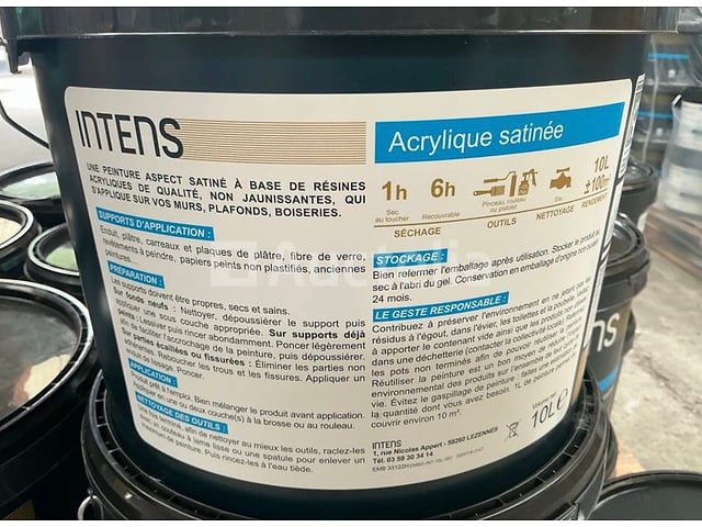 Intense satijn acrylverf - 20 zegels – foto 4 – kavel bij Auctelia, Flémalle