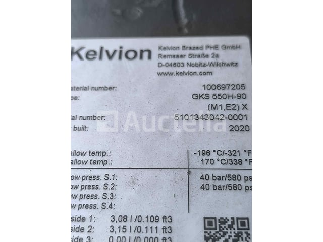 KELVION Warmtewisselaar: GKS 550H-90: 1 stuk – foto 5 – kavel bij Auctelia, Bastogne