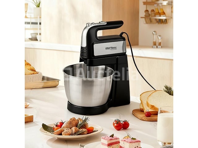 Keukenmachine met kom 1000W 4,5L – foto 5 – kavel bij Auctelia, Aye